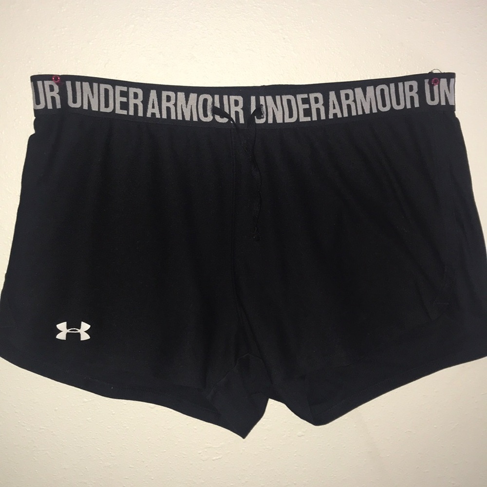 Black under armour shorts